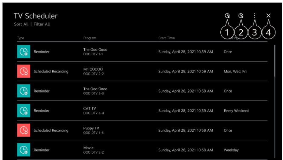 LG 55NANO81 - Using the TV Scheduler - 1