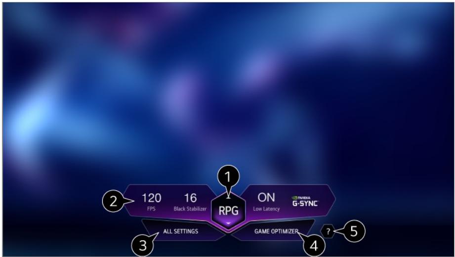 LG 55NANO81 - Game Dashboard - 1