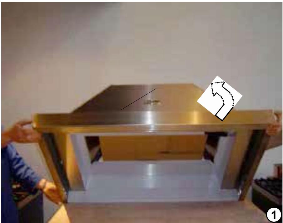 LACANCHE L2HM1300 - Préparation de la hotte : - 1