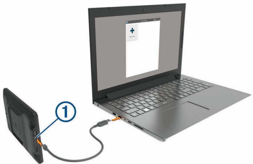 GARMIN DEZL LGV800 MT-S - Mise à jour de cartes et de logiciels avec Garmin Express - 1