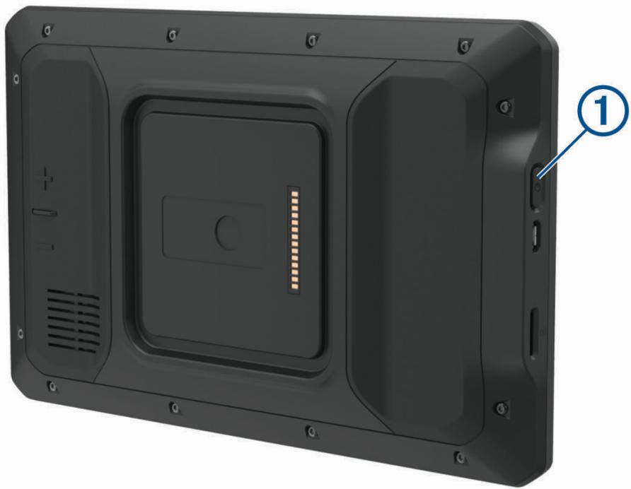 GARMIN DEZL LGV800 MT-S - Mise sous/hors tension de l'appareil - 1