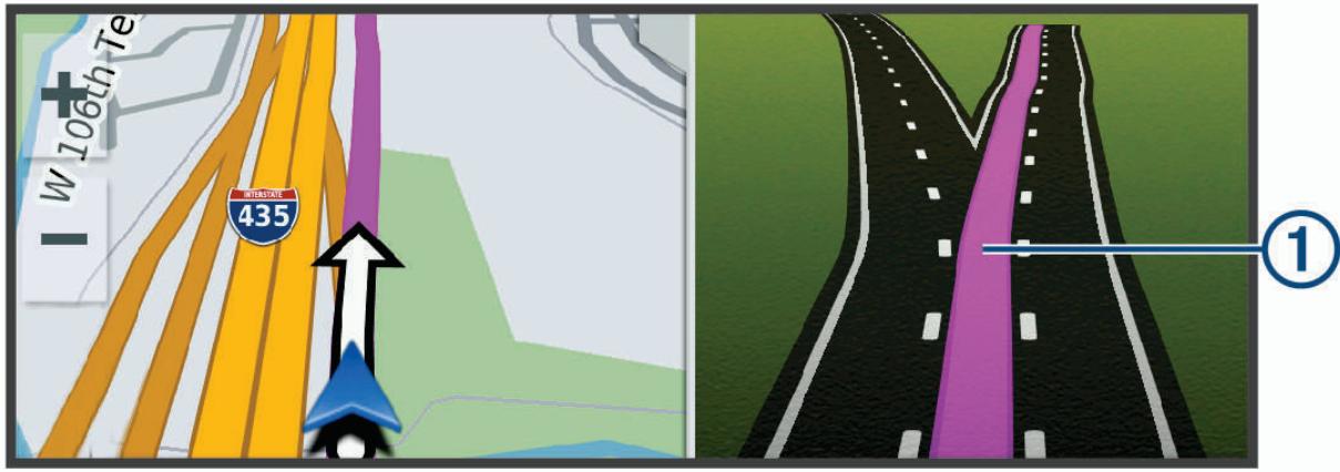 GARMIN DEZL LGV800 MT-S - Assistant de voies de circulation actif - 1