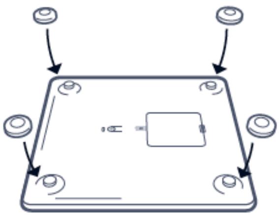 NOKIA BODY+ - BODY PLUS - Installer les pieds moquette - 2