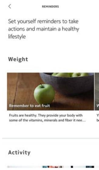 NOKIA BODY+ - BODY PLUS - Configuration des rappels - 2