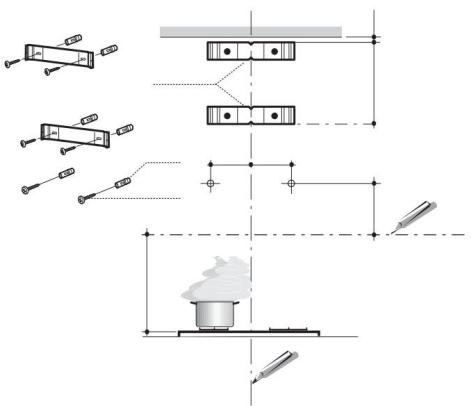 MEPAMSA STILO PRO TRONIC - Perçage du mur et fixation des brides - 1