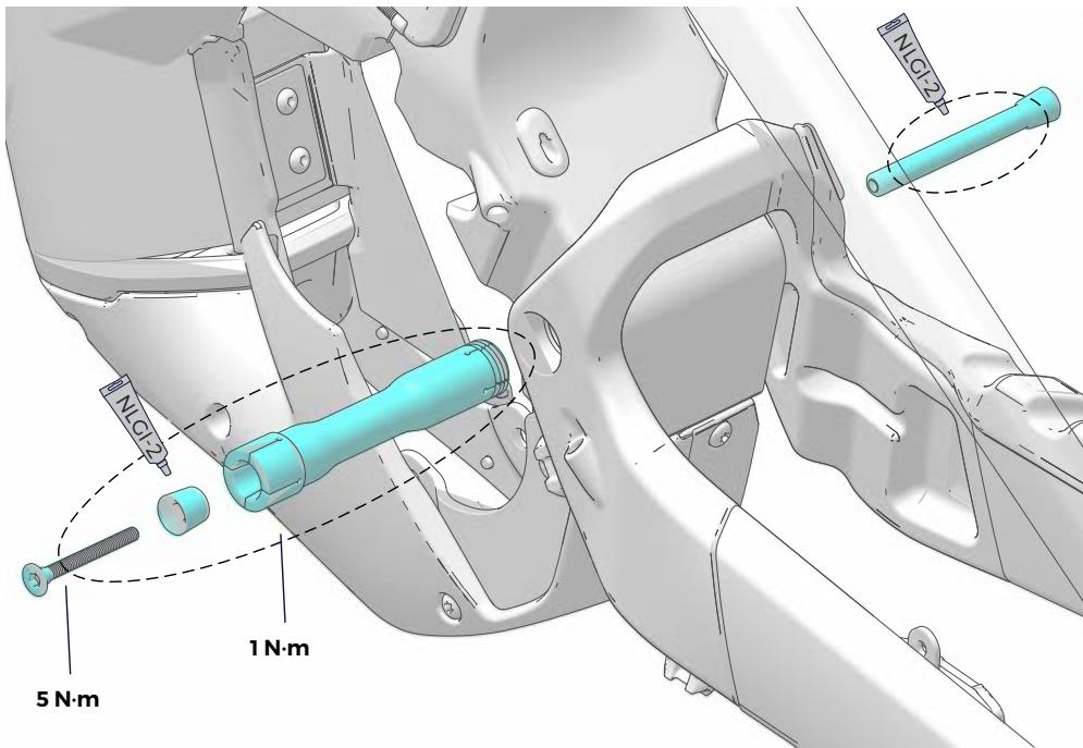 CANNONDALE MOTERRA NEO - NE MONTEZ PAS L'axe assemble - 2