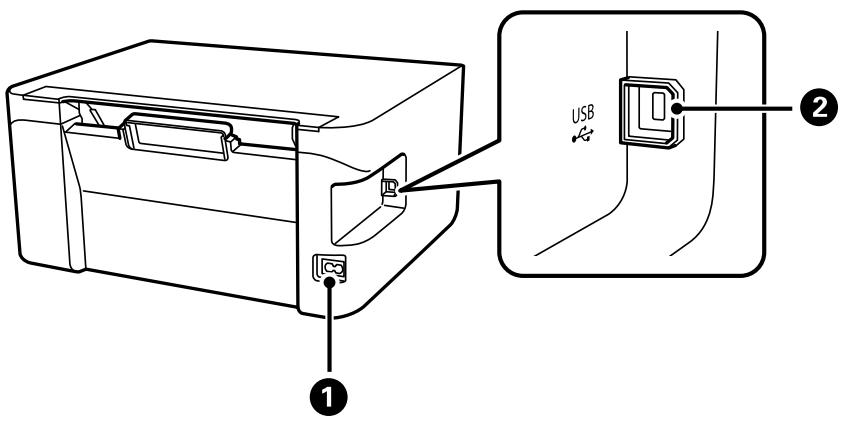 EPSON ET-2810 - Nom et fonction des pièces - 4