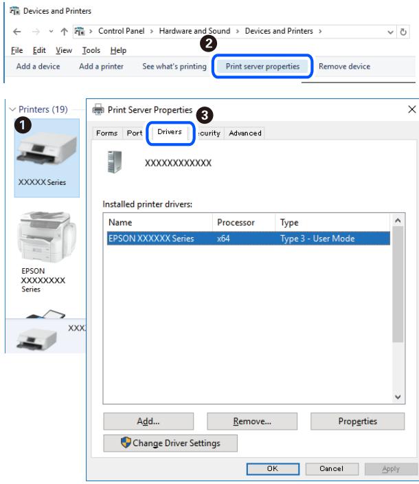 EPSON ET-2810 - Vérifier qu'un pilote d'imprimante epson authenticate est installé — windows - 1