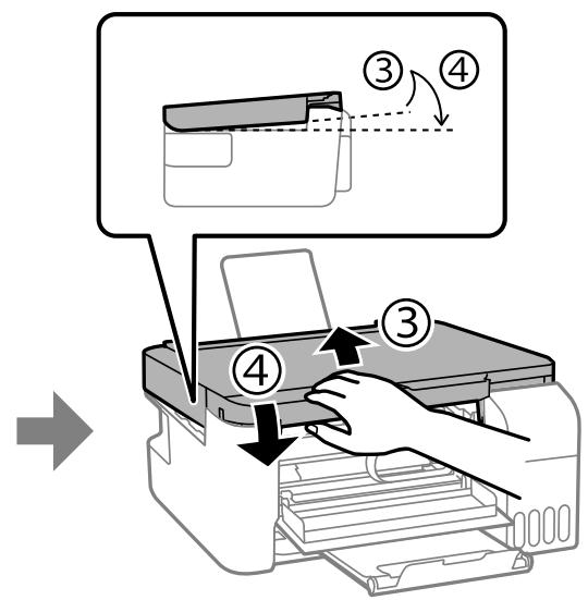 EPSON ET-2810 - Fermez le scanner. - 2