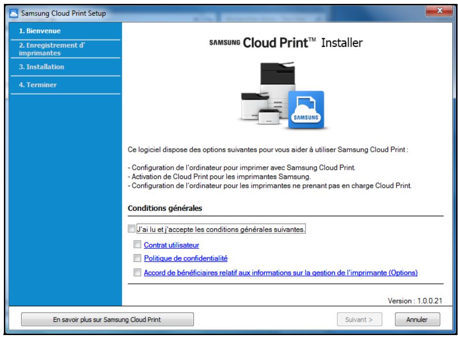 SAMSUNG SCX-8240NA - Installation de samsung cloud print - 1