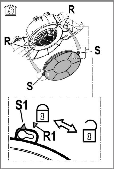 HOTPOINT HSLMO 66F AS K - Retient les odeurs désagréables de cuisson. - 1
