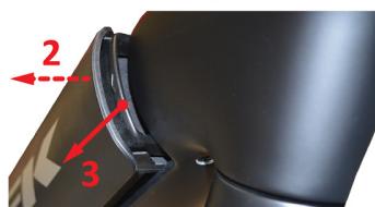 TREK ALLANT+ 9 - ALLANT+ 9.9S - ALLANT+ 9S - Dépose de la batterie - batterie intégrée - 2