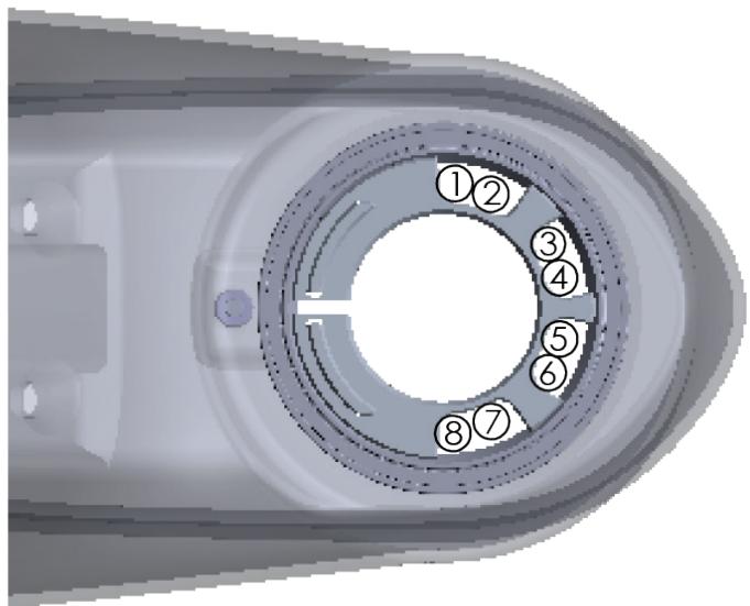 TREK ALLANT+ 9 - ALLANT+ 9.9S - ALLANT+ 9S - Acheminement des câbles avec un cadre en carbone - 4