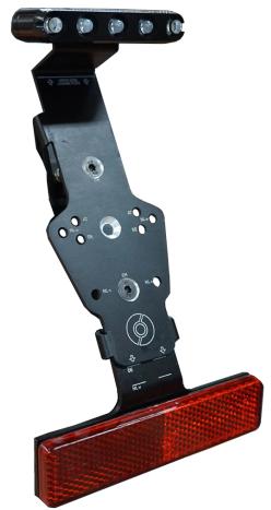 TREK ALLANT+ 9 - ALLANT+ 9.9S - ALLANT+ 9S - Fixation de la plaque d'immatriculation - 1