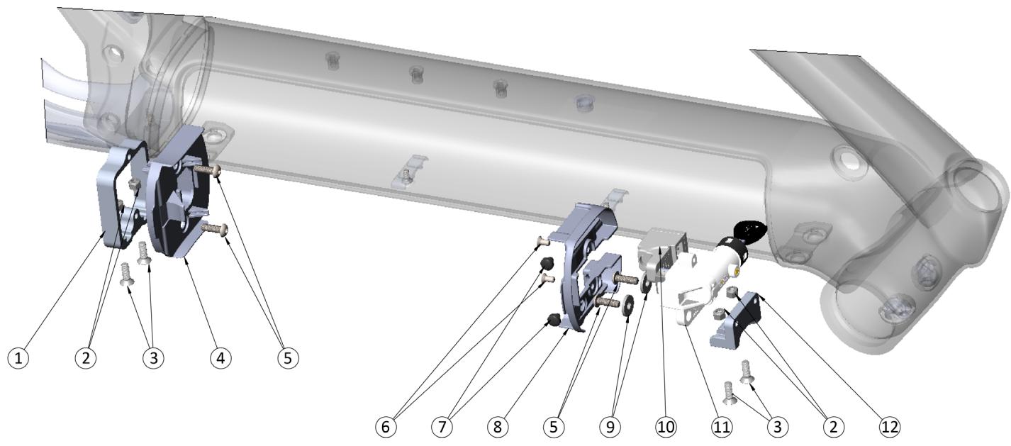 TREK ALLANT+ 9 - ALLANT+ 9.9S - ALLANT+ 9S - Alignment de la batterie intégrée - 1