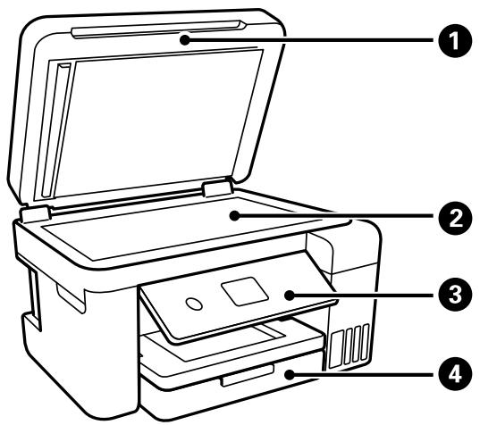 EPSON ET-4850 - Nom et fonction des pièces - 3