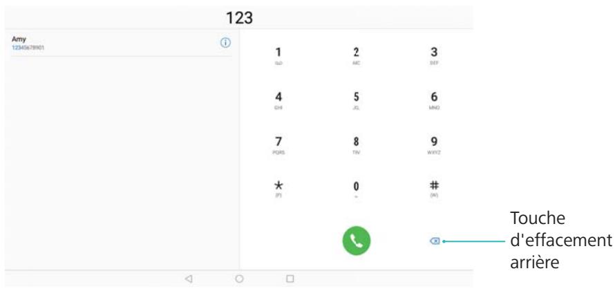 HUAWEI MEDIAPAD M3 LITE - Numérotation rapide - 1