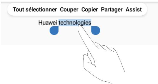 HUAWEI MEDIAPAD M3 LITE - Modifier un texte - 1