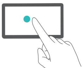HUAWEI MEDIAPAD M3 LITE - Gestes d'écran de base - 1