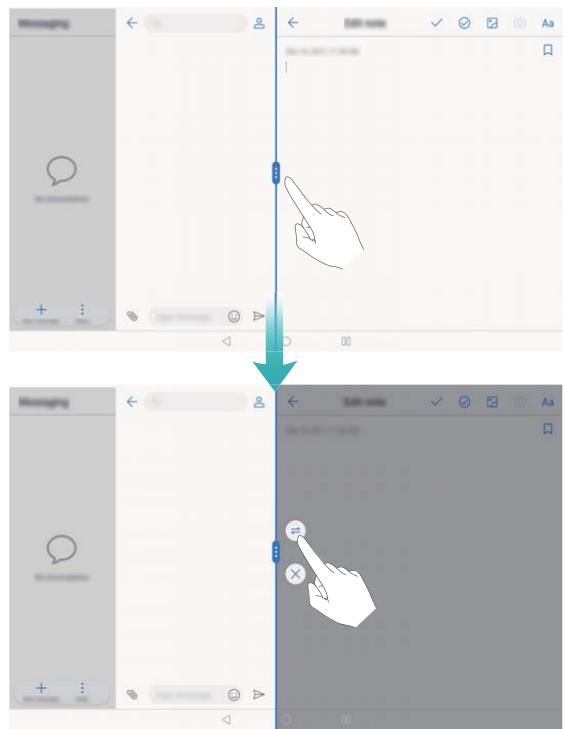 HUAWEI MEDIAPAD M3 LITE - Déplacer les écrans - 1