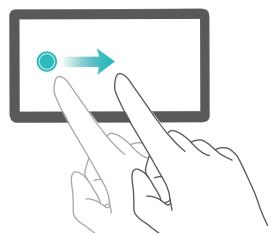 HUAWEI MEDIAPAD M3 LITE - Gestes d'écran de base - 5