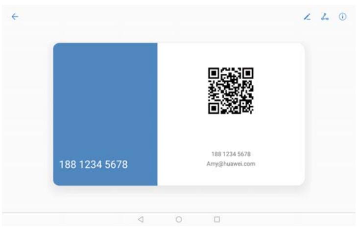 HUAWEI MEDIAPAD M3 LITE - Créer une carte de visite - 1