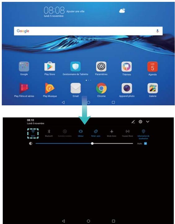 HUAWEI MEDIAPAD M3 LITE - Se connecter à un réseau wi-fi - 1