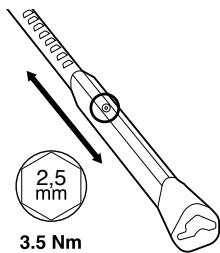 2,5 mm 3.5 Nm