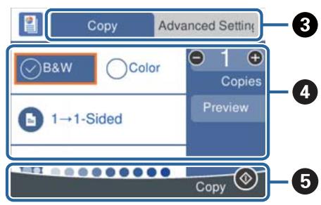 EPSON XP 5155 - Configuration de base de l'écran - 2