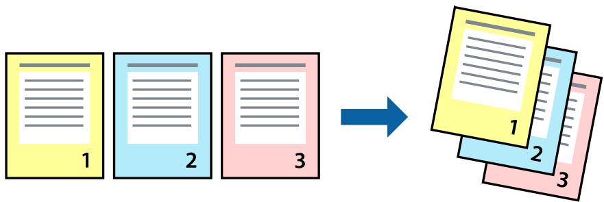 EPSON XP 5155 - Impression et emplacement dans l'ordre des pages (impression par ordre inverse) - 1