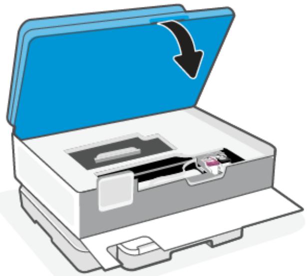 HP ENVY INSPIRE 7221E - Pour éliminer un bourrage papier au niveau de la zone d'impression - 7