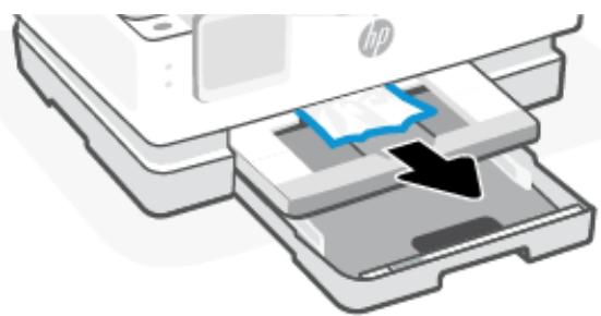 HP ENVY INSPIRE 7221E - Pour éliminer un bourrage papier du bac principal - 4