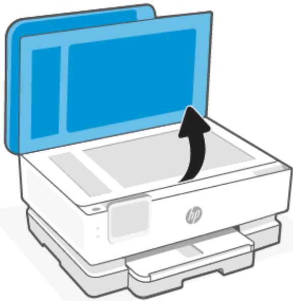 HP ENVY INSPIRE 7221E - Nettoyer la vitre du scanner - 1