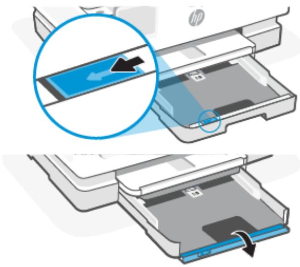 HP ENVY INSPIRE 7221E - Pour charger du papier au format l'égal (sur certains modèles uniquement) - 4