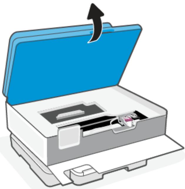 HP ENVY INSPIRE 7221E - Pour éliminer un bourrage papier au niveau de la zone d'impression - 2