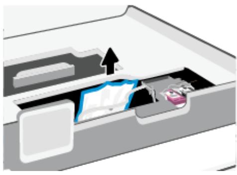HP ENVY INSPIRE 7221E - Pour éliminer un bourrage papier au niveau de la zone d'impression - 3