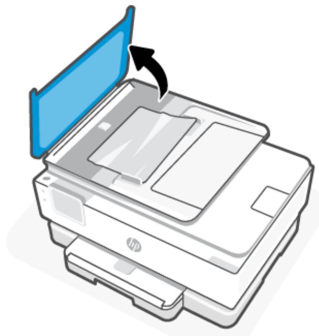 HP ENVY INSPIRE 7221E - Pour éliminer un bourrage papier dans le chargeur de documents (certains modèles uniquement) - 1