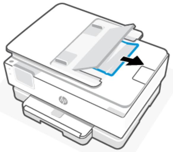 HP ENVY INSPIRE 7221E - Pour éliminer un bourrage papier dans le chargeur de documents (certains modèles uniquement) - 5