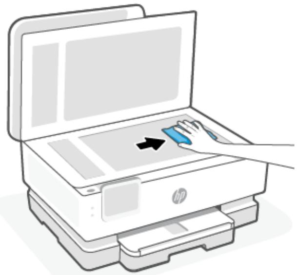 HP ENVY INSPIRE 7221E - Nettoyer la vitre du scanner - 2