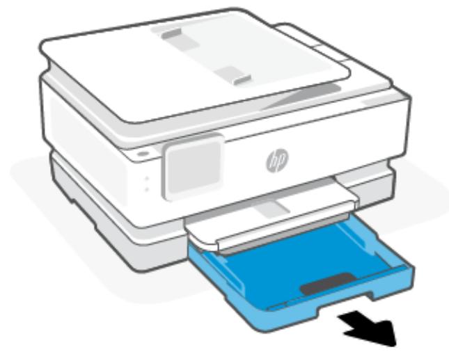 HP ENVY INSPIRE 7221E - Pour éliminer un bourrage papier du bac principal - 1