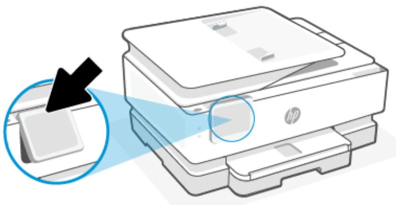 HP ENVY INSPIRE 7221E - Basculer le panneau de commande - 1