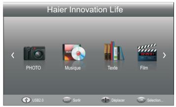 HAIER LE32K6000T TA©LA©VISION LED 80 CM EGP/PRO/HOSPITALITY - Lecteur USB - 1