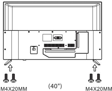 HAIER LE32K6000T TA©LA©VISION LED 80 CM EGP/PRO/HOSPITALITY - Instructions pour l'assemblage du support - 4