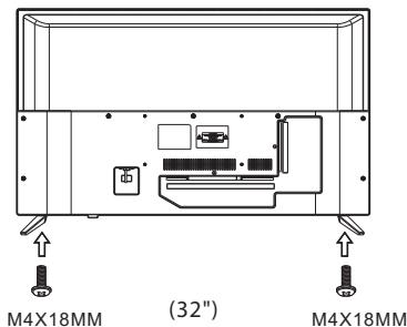 HAIER LE32K6000T TA©LA©VISION LED 80 CM EGP/PRO/HOSPITALITY - Instructions pour l'assemblage du support - 3