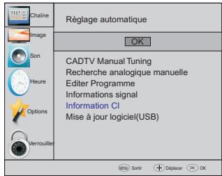 HAIER LE32K6000T TA©LA©VISION LED 80 CM EGP/PRO/HOSPITALITY - 1.2) Recherche automatique (dvb-c) - 1