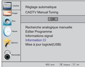 HAIER LE32K6000T TA©LA©VISION LED 80 CM EGP/PRO/HOSPITALITY - 2.2) Recherche manuelle DTV (dvb-c) - 1