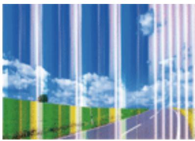 EPSON WF-2840DWF - Apparition de bandes ou de couleurs inattendues - 1
