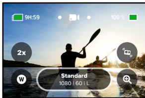 GOPRO HERO10 - Modification des préréglages - 1