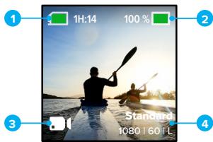 GOPRO HERO10 - Écran avant - 1