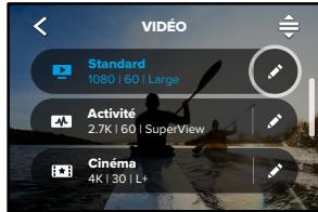 GOPRO HERO10 - Personnalisation de vos raccourcis à l'écran - 1